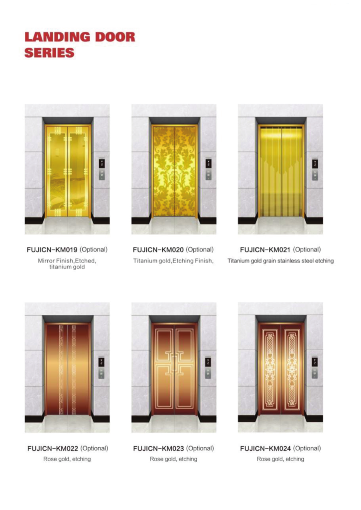 07 landing door series 2 gold